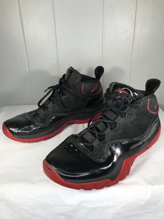 2008 Men\'s Nike \'ZOOM PHENOM\' Black/Varsity Red Noir/RPro Sz 13 Basketball